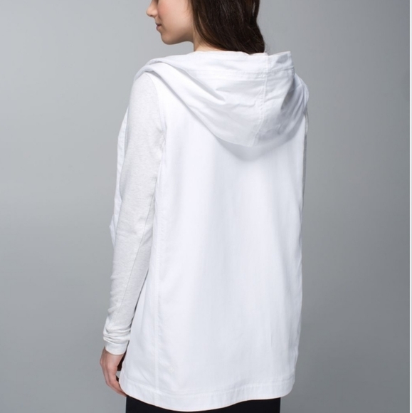 Lululemon Blissed Out WrapWhite / Heathered White Size 6 - Picture 2 of 6